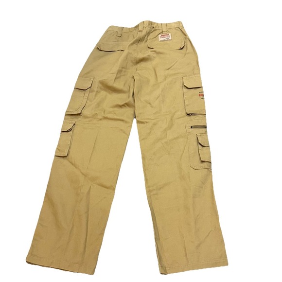 Paco Jeans Size 18  Khaki RipStop Cargo Pants Tan/ Brown Sport/ Gaming Vintage - Picture 4 of 6